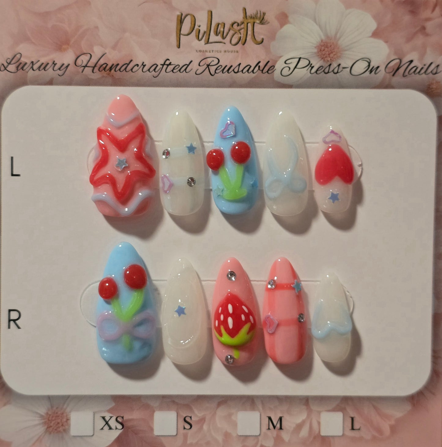 PRESS-ON NAILS (LARGE)
