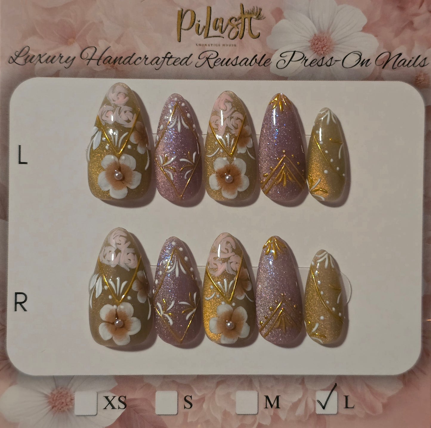 PRESS-ON NAILS (LARGE)