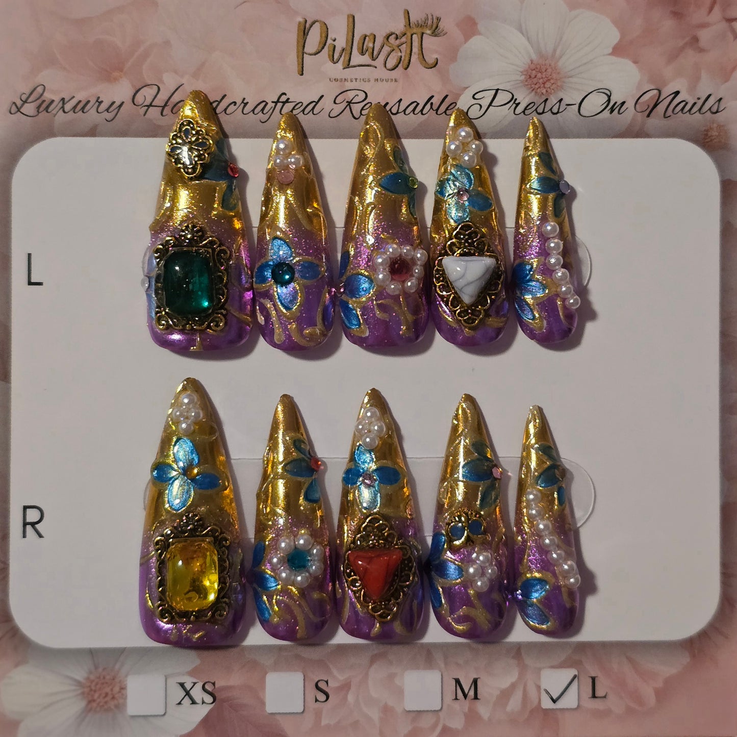 PRESS-ON NAILS (LARGE)